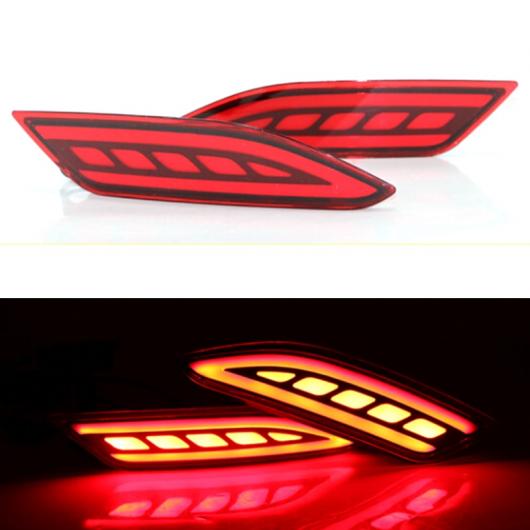 多機能 LED ホンダ HRV HR-V 2015 2016 2017 2018 リア バンパー 板フォグランプブレーキライトシグナルライト オン Three function AL-AA-9597 Car light