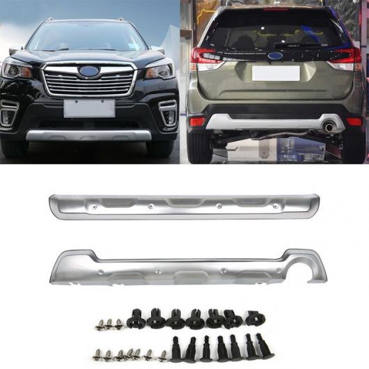 スバル フォレスター 2019 2020 ステンレス スチール エクステリア フロント バンパー プロテクタースキッドプレート カバー Front Rear Bumper AL-BB-0529 AL Car plating parts｜オートパーツエージェンシー