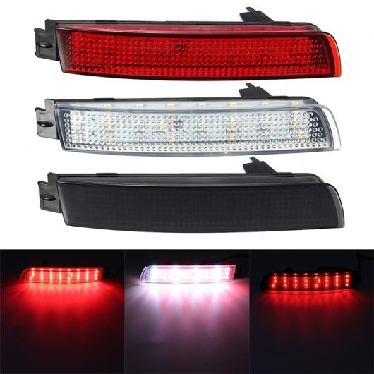 LED ライト 駐車 テール ブレーキ リア バンパー リフレクター ランプ 日産 ジューク ムラーノ インフィニティ FX35 FX37 FX50 レッド フォグ ストップ Transparent～black AL-BB-0389 Car light