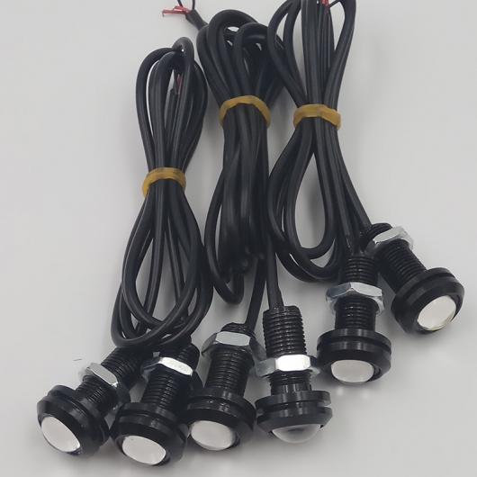 10個 12V LED 18 23MM イーグルアイ 光ハイパワーランプ日中走行用ライト パーキング 自動フォグランプランプ バルブ バックアップ DRL Red～Ice Blue AL-BB-1040 AL Car light
