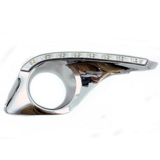 起亜 LED DRL トヨタ ハイランダー 2012-2014 デイタイム ランニングライト日ランプ ターン シグナル 淡色表示機能 White with Yellow AL-BB-1204 AL Car light