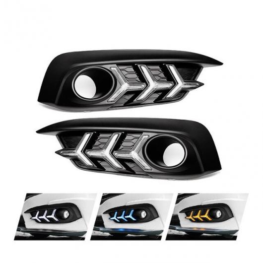 ホンダ CIVIC 10th 2016 2017 2018 LED DRL カーデイライト日中走行 ライトライト ホール White Blue Yellow AL-BB-1409 AL Car plating parts|オートパーツエージェンシー