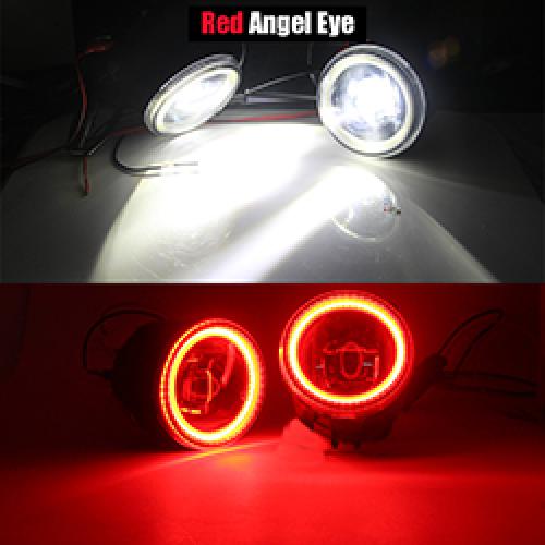 インフィニティ EX EX25 EX35 EX37 4000LM LED バルブ H11 フォグ ランプ キット DRL 12V 2008 2009 2010 2011 2012 2013 Red Angel Eye AL-BB-1707 AL Car light｜オートパーツエージェンシー