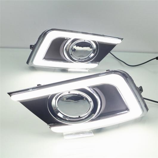 カー点滅 日産 セントラ 2016 2017 LED 駆動 DRL デイタイムランニング ライト スタイルデイライト フォグ ヘッド ランプ Only White AL-BB-1716 AL Car light