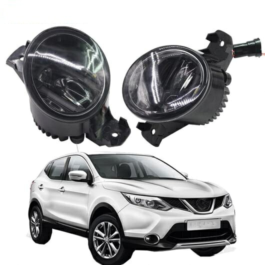 2個 フォグ ライト LED DRL 2007-2012 日産 デュアリス + 2 J10 JJ10 AL-BB-1665 AL Car light｜オートパーツエージェンシー 37,089円