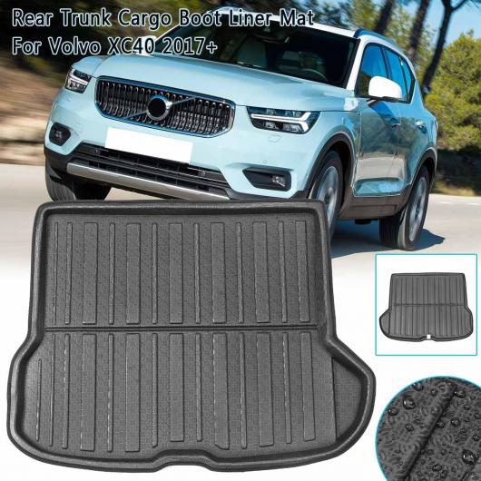ブート マット リア トランク ライナー ボルボ XC40 2017 2018 2019 カーゴ フロア トレイ 防汚 パッド キックガードプロテクター AL-BB-2630 AL Interior parts for cars