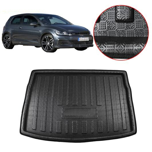 フォルクスワーゲン ゴルフ 7 GTI R ハッチバック トレイ ブート ライナー パッド フロアトランクマット 防汚 2013-2018 AL-BB-2649 AL Interior parts for cars|オートパーツエージェンシー