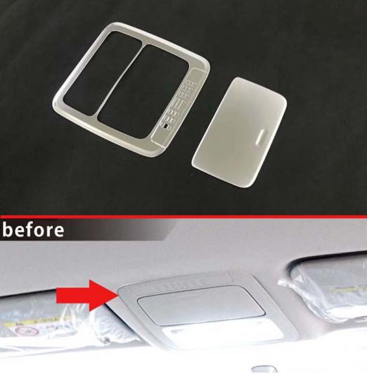 トヨタ ヴォクシー R80 2018 2019 ABS クローム マット フロント インテリア ランプ 読書灯 トリム カバー AL-BB-2908 AL Interior parts for cars|オートパーツエージェンシー