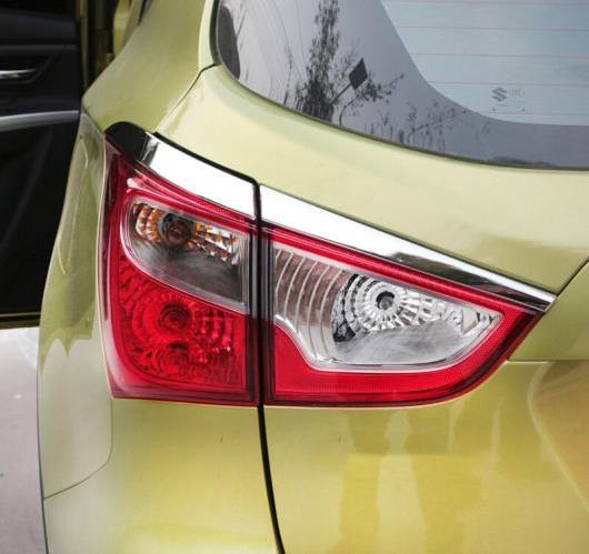 ABS スズキ SX4 S-クロスオーバー2014 2015 2016 リア TAILIGHTランプ ストリップ カバー トリム ランプ 保護 ストリップ AL-BB-6666 AL Car plating parts