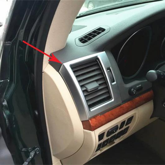 トヨタ ランド クルーザー LC200 2008-2016 ABS クローム インテリア エアコン AC通気口 カバー トリム オート AL-BB-6722 AL Car plating parts|オートパーツエージェンシー