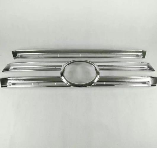 トヨタ ランド クルーザー LC200 2016 ABS クローム フロント センターグリルグリル トリム 2ピース AL-BB-6731 AL Car plating parts｜オートパーツエージェンシー