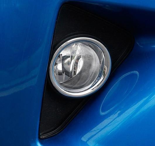 ABS クローム フロント フォグ ランプ ライト サークル カバー トリム 2ピース トヨタ RAV4 2016 AL-BB-6773 AL Car plating parts