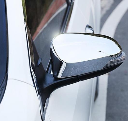 トヨタ ヴァーソ 2013 2014 2015 2016 2017 バック ミラー カバー トリム フレーム ABS C-HR OME AL-BB-6861 AL Car plating parts