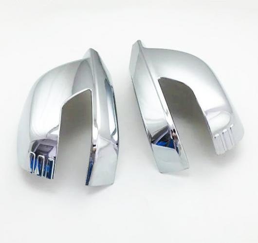 ホンダ クロスツアー2010-2016サイドドア バック ミラー キャップ カバー トリム ABS クローム 2ピース AL-BB-7070 AL Car plating parts