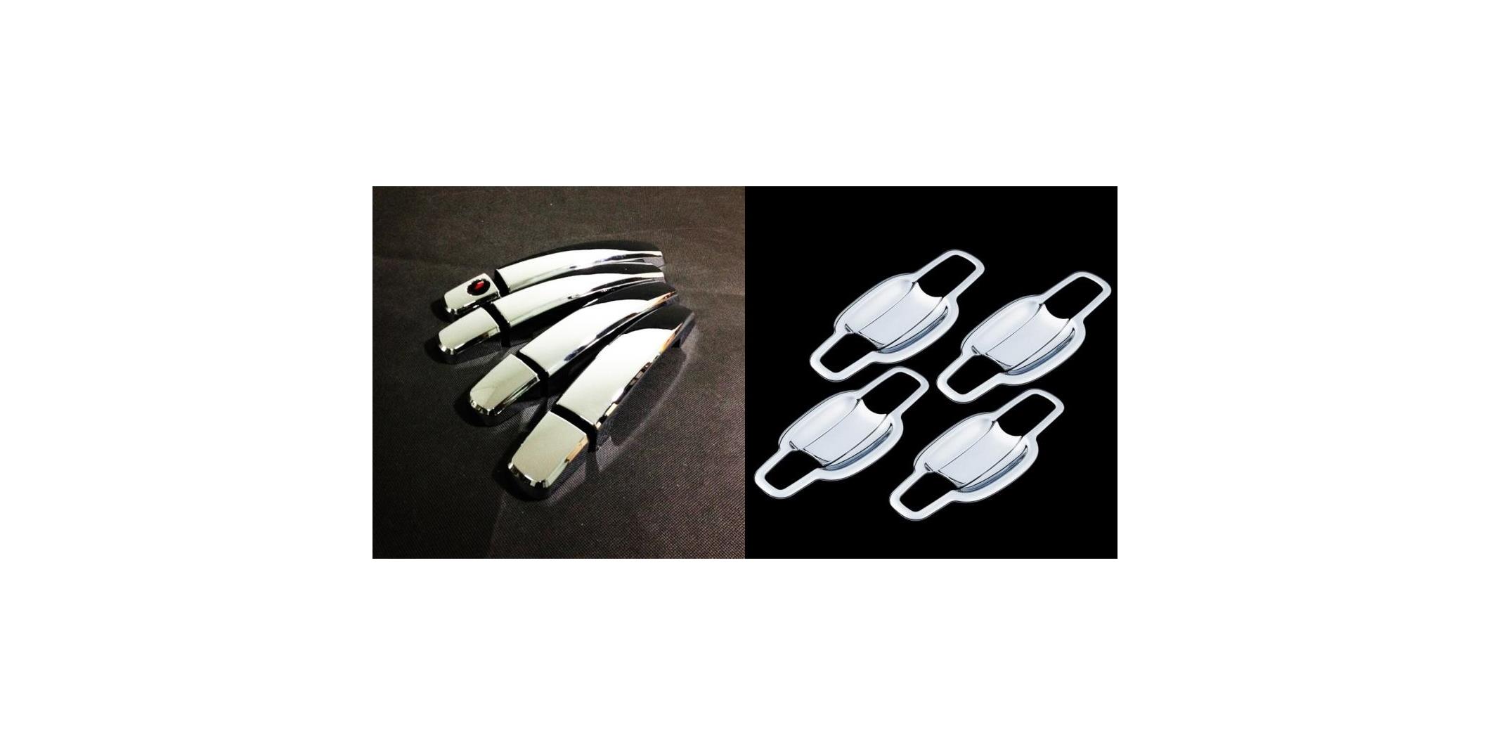 シボレートラックス2014 2015 ABS クローム サイドドアハンドルボウル カバー ハンド トリム ABS 16pcs AL-BB-6634 AL Car plating parts|オートパーツエージェンシー