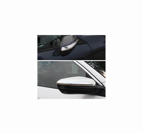 ホンダ シビック 2016 2017 10th バック ミラー トリム モールディング カーエクステリア ABS クローム AL-BB-7089 AL Car plating parts 7,817円