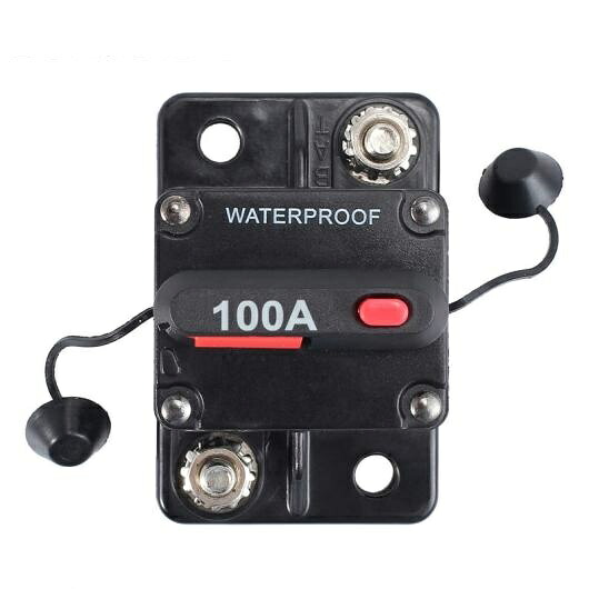 12V 24V ヒューズリセット 100A アンプ 回路ブレーカデュアルバッテリー IP67 防水 船 ボート AL-BB-7259 AL Car parts