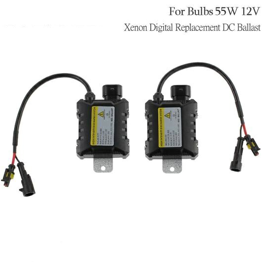 2個 HID バラスト 12V 55W ユニバーサル キセノン リプレースメント 変換キットデジタル DC トラック バス オフロード AL-BB-7362 AL Car parts
