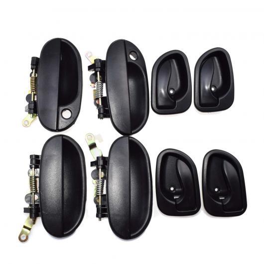 8本 外側＆内側ドア 左 右 ヒュンダイ アクセント 1995 1996 1997 1998 1999 1.5L outside inside 8pcs AL-CC-2468 AL Car parts｜オートパーツエージェンシー