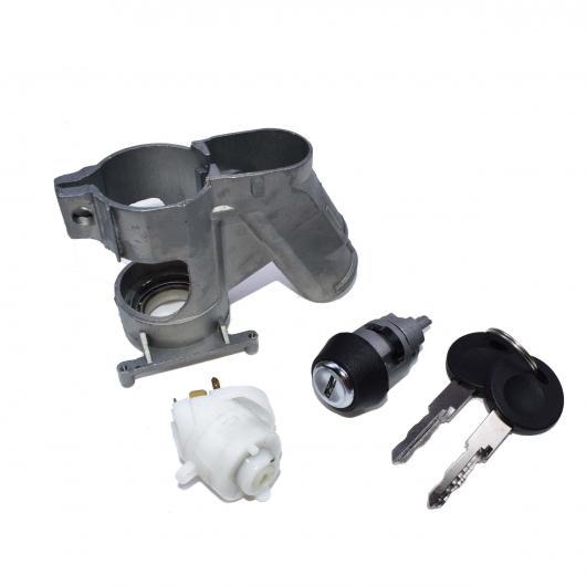ステアリング イグニッション シリンダー ロック バレル スイッチキー VW ゴルフ 1 2 3 I II MK1 MK2 ジェッタ シルバー AL-CC-3243 AL Car parts|オートパーツエージェンシー