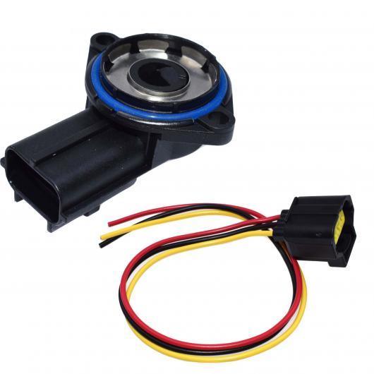 スロットルポジションセンサー TPS&コネクタワイヤーハーネスピグテールプラグ フォード クーガーフォーカス Sensor and Connector AL-CC-3318 AL Car parts