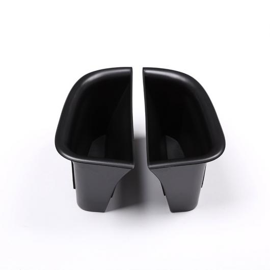 2ピース ブラックフロントドア収納ボックス ボルボ S90 容器 ホルダー トレイ 2pcs front door AL-CC-7479 AL Interior parts for cars