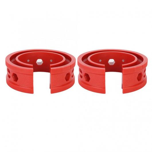 2ピース/セット SEBS レッド ショック ストラット ダンパーグルーバッファスプリングオートメンテナンスツール 122mm AL-DD-0819 AL Car parts