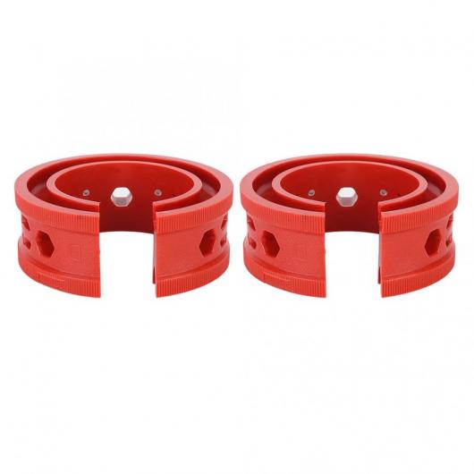 2ピース/セット SEBS レッド ショック ストラット ダンパーグルーバッファスプリングオートメンテナンスツール 124mm AL-DD-0819 AL Car parts