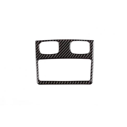 1PC カーボンファイバースタイル リア エアコン ベントフレームステッカー  3 シリーズ E90 2005-2012 Carbon fiber AL-DD-4330 AL plating parts