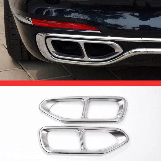 2個 304 ステンレス スチール エキゾースト パイプ テールキャップ BMW 7 シリーズ G11 G12 730 740 750LI 2016-2017 AL-DD-4492 AL Interior parts for cars 17,827円
