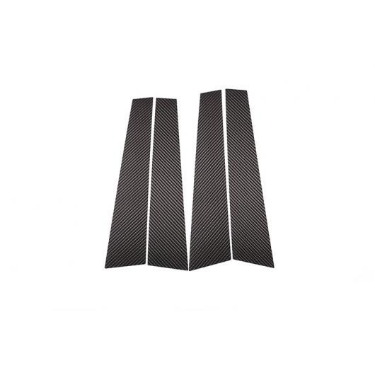 4個 カーボンファイバー ウィンドウ モールディング トリム メルセデスベンツ W222 S クラス S400L S320L S500 2014-2019 ブラック AL-DD-4819 AL Interior parts for cars