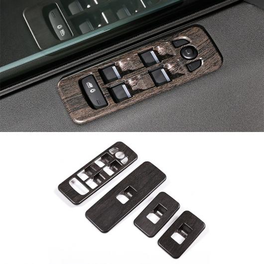 ABS クローム ガラス リフトスイッチ 装飾 フレーム トリム ローバーディスカバリー 2015 + AL-DD-4920 AL Interior parts for cars