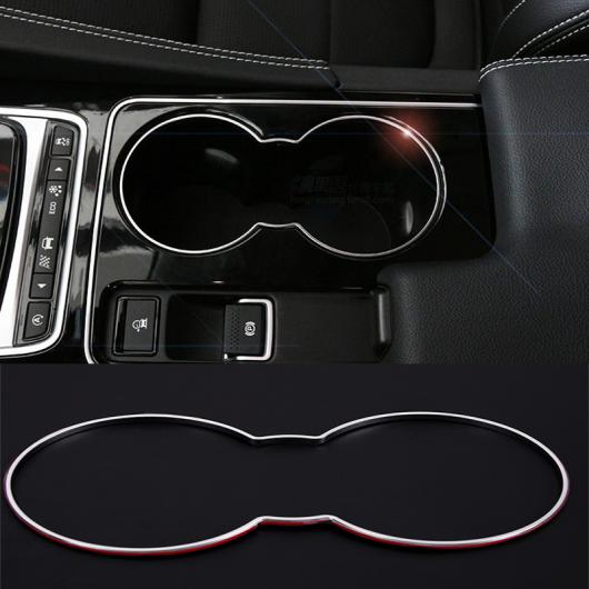 シルバー ABS クロームインテリアフロントカップ ホルダー カバー トリム ステッカージャガー XE 2016 AL-DD-5067 AL Interior parts for cars｜オートパーツエージェンシー
