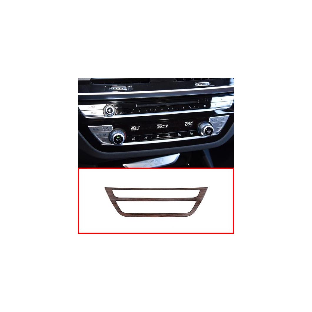 木目 ABS 中央 コントロール エアコン ボリュームフレーム BMW X3 X4 G01G02 2018-2019 Pine Wood Grain AL-DD-5336 AL Interior parts for cars