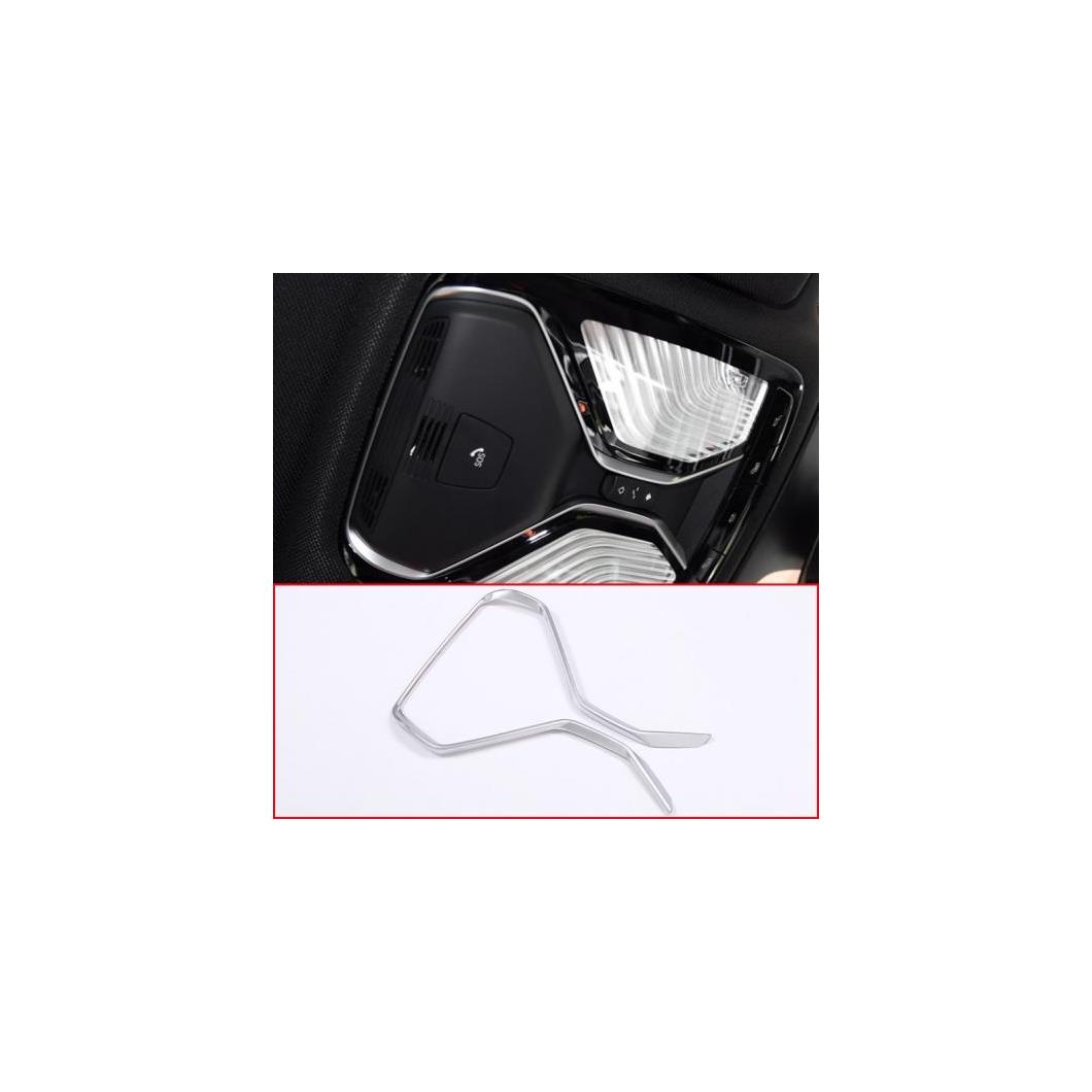 シルバー ABS スクラブ 読書灯 装飾 ブライトバー BMW X4 G02 5 シリーズ G30 2017-2018 AL-DD-5085 AL Interior parts for cars