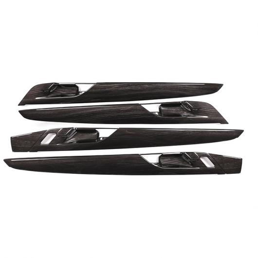 4個 ダーク木目 ABS 内部ドアパネル カバー BMW X1 F48 2016-2019 Dark Wood Grain AL-DD-5954 AL Interior parts for cars