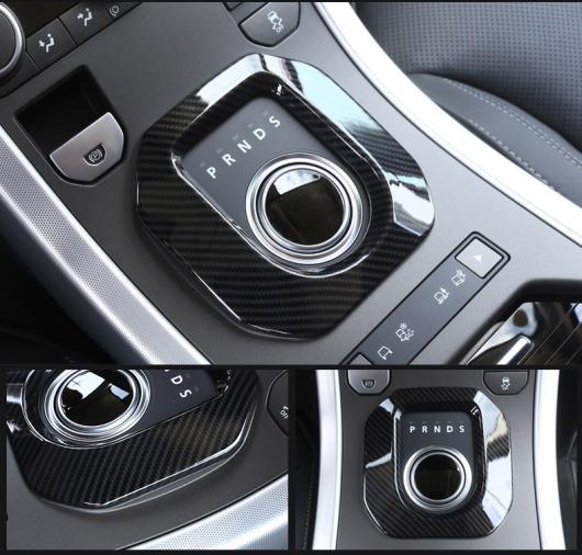 カーボン調 ABS プラスチック ランドローバーレンジローバー イヴォーク 12-17ギアシフトフレーム カバー トリム AL-DD-6221 AL Interior parts for cars