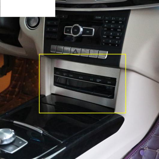 メルセデス ベンツ E クラス E200 E260 E300 2008-2015 アルミセンター コントロール 空調スイッチ カバー トリム AL-DD-6444 AL Interior parts for cars｜オートパーツエージェンシー