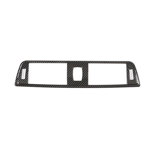 カーボンファイバー + シルバー BMW 3 シリーズ F30 F31 2013-2018 ステッカー センター エアコン フレームトリム カバー Carbon Fiber AL-DD-6755 AL plating parts