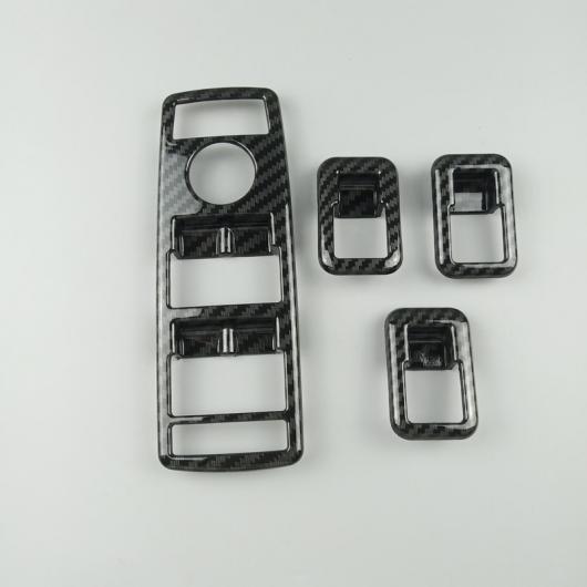 カーボン調 ウインドウ リフティングボタンフレーム メルセデスベンツ C E グラム CLA CLS GLE GLS GLA GLK ML GL クラス ABS Carbon Fiber Black AL-DD-7151 AL Interior parts for cars｜オートパーツエージェンシー
