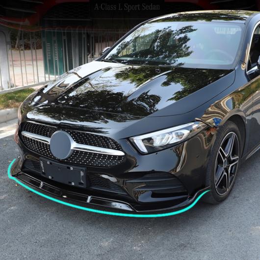 メルセデスベンツ W177 V177 A180 A200 A220 A250 2019 + カーヘッドフロントライトランプ バンパー 保護 カバー 衝突防止フロントリップ 選べる2バリエーション Carbon Fiber・Gloss Black AL-DD-6900 AL plating parts