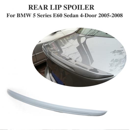 車用外装パーツ リア トランク ブート スポイラー ステッカー 適用: BMW 5 シリーズ E60 セダン 4ドア 2005-2008 未塗装 グレー PU AL-DD-7729 AL Exterior parts for cars