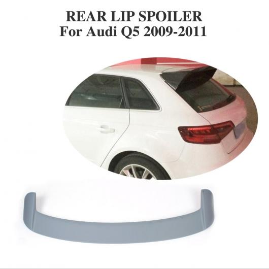 車用外装パーツ リア ルーフ スポイラー ウインドウ ウイング リップ 適用: アウディ Q5 2009-2011 PU 未塗装 グレー AL-DD-7836 AL Exterior parts for cars
