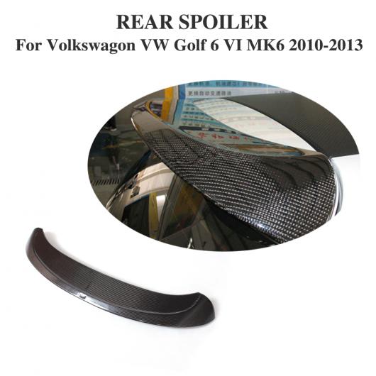 車用外装パーツ カーボンファイバー リア ルーフ スポイラー ウイング リップ 適用: フォルクスワーゲン VW ゴルフ 6 VI MK6 2010-2013 AL-DD-7843 AL Exterior parts for cars｜オートパーツエージェンシー