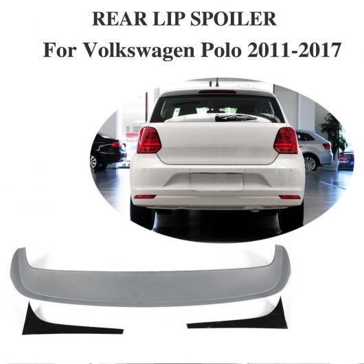 車用外装パーツ ABS リア ルーフ スポイラー ウイング 適用: VW フォルクスワーゲン ポロ GTI R 2011-2017 リア トランク リップ ウイング AL-DD-7987 AL Exterior parts for cars