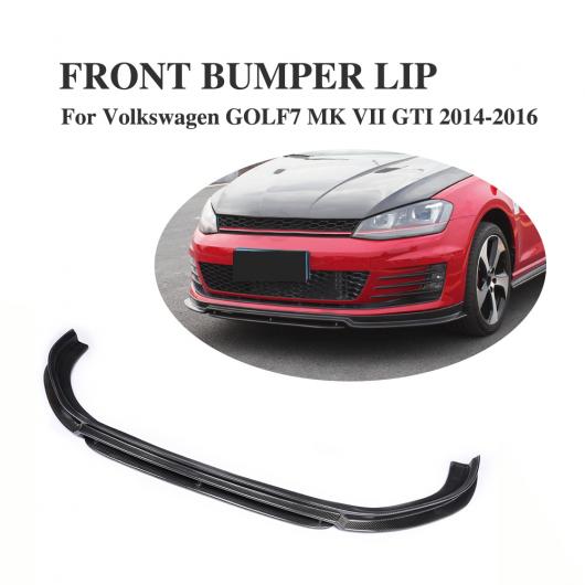 車用外装パーツ カーボンファイバー フロント バンパー リップ エプロン スポイラー 適用: フォルクスワーゲン VW ゴルフ MK7 GTI バンパー 2014-2017 AL-DD-8076 AL Exterior parts for cars｜オートパーツエージェンシー