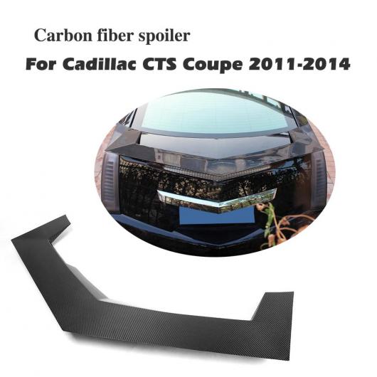 車用外装パーツ カーボンファイバー リア スポイラー トランク ブート リップ ステッカー ウイング 適用: キャデラック CTS クーペ 2ドア 2011-2014 AL-DD-8271 AL Exterior parts for cars