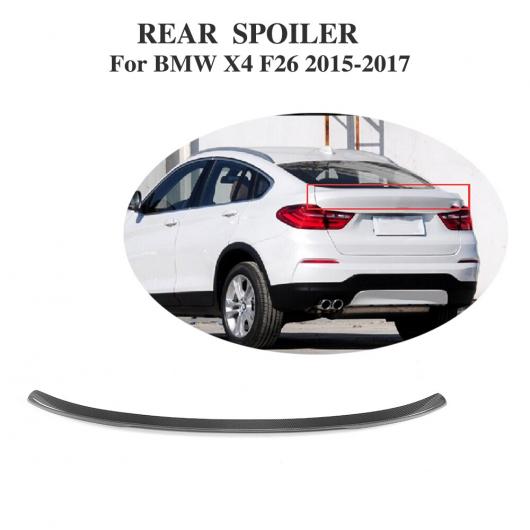 車用外装パーツ カーボンファイバー リア スポイラー ウインドウ ウイング 適用: BMW F26 X4 SUV Mスポーツ 2015-2017 AL-DD-8282 AL Exterior parts for cars