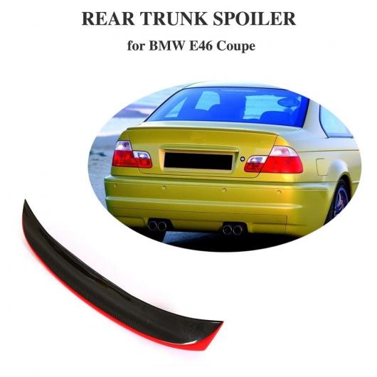 車用外装パーツ リア トランク リップ スポイラー 適用: BMW E46 ベース クーペ 2ドア 1998-2005 カーボンファイバー トランク 保護 リア スポイラー AL-DD-8436 AL Exterior parts for cars