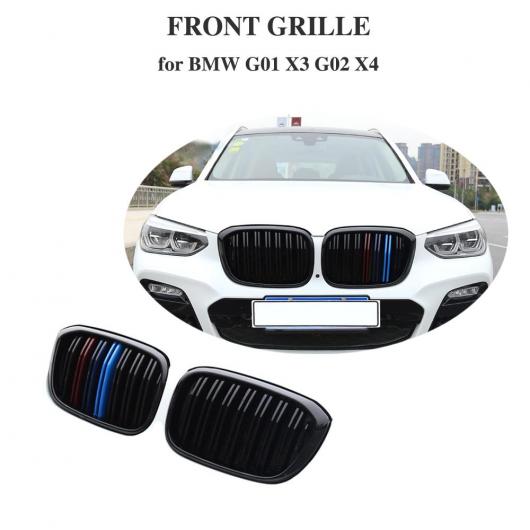 車用外装パーツ スタイリング xDrive 20i xDrive 30i フロント グリル 適用: BMW X3 X4 バンパー レーシング グリル G01 G02 グロス M 2018+ グロス ブラック・マット ブラック AL-DD-8583 AL Exterior parts for cars